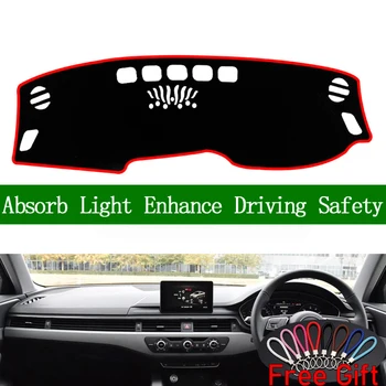 

For AUDI A4 A4L 2017 2018 2019 Right Hand Drive Dashboard Cover Car Stickers Sun Shade Dash Mat Carpet Interior Accessories