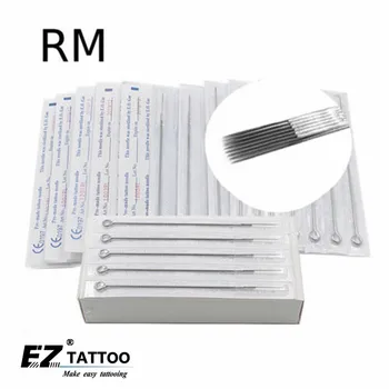 

30PCS 1249RM Pre-Made Disposable Sterilized Tattoo Needles Round Magnum Needles Stainless Steel For tattoo grips tattoo tips