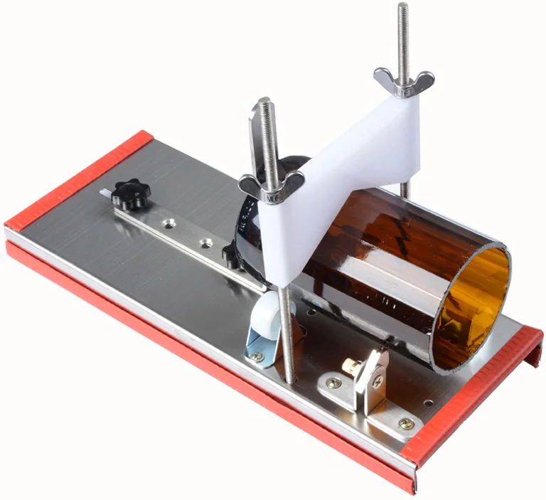 Резак для стеклянных бутылок 2-10 мм банка для пива и вина Точная режущая машина DIY Рециркулирующий режущий набор инструментов из нержавеющей стали Плавная резка