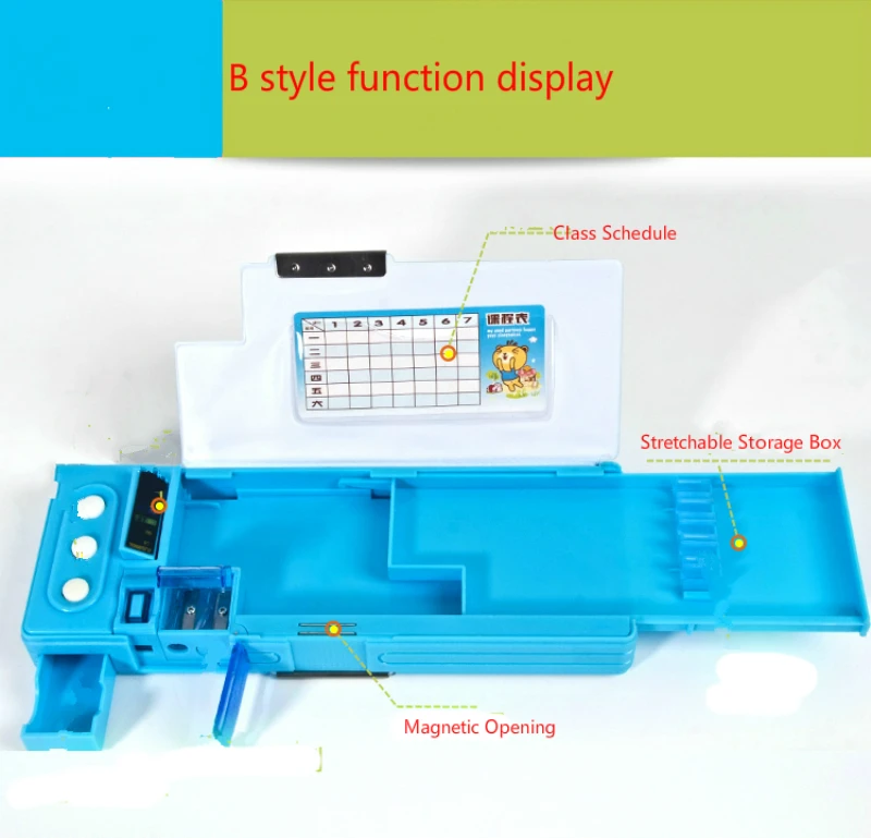 Najtaniej Kreatywny wielofunkcyjny ołówek automatyczny Kawaii śliczne uczniowie piórnik Escolar szkoła Papelaria kary Chancery kalendarze