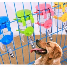 350 мл собака автоматическая поилка настенная бутылка для воды подачи воды бутылочка ПЭТ Питьевой