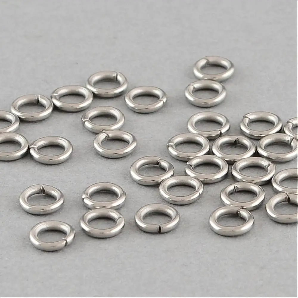 304 Stainless Steel Closed but not Soldering Jump Rings, Stainless