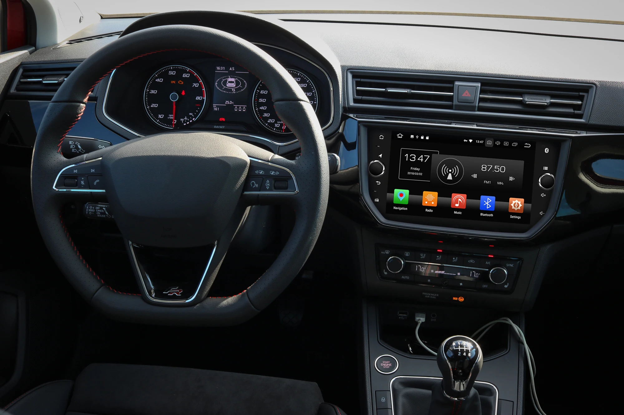 Navirider Android 10 автомобильный Радио плеер для SEAT IBIZA 2018 2019 Автомобильный gps головное