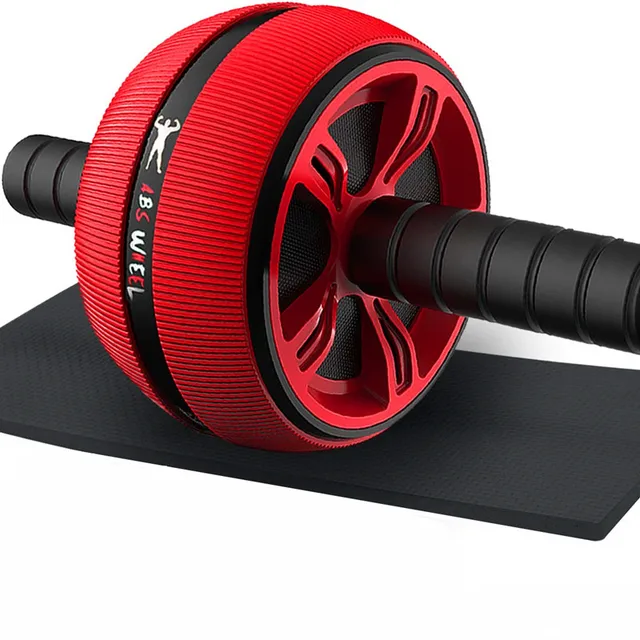 US $15.79 AB Roller No Noise Abdominal Muscle Trainer with Mat for Abdominal Core Workout Home Gym Body Build