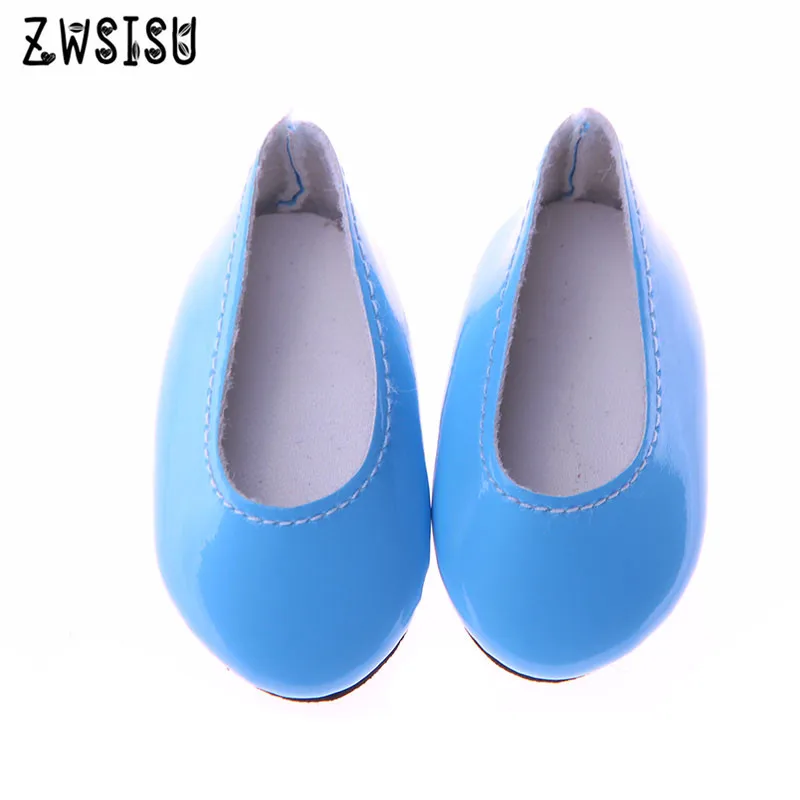 Pure color shoes the 2018 new style,Suitable For 43cm ,and 18inch american doll  for Children the Best birthday Gift
