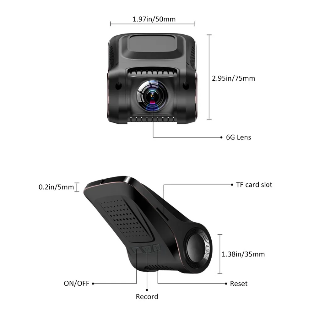 Видеорегистратор Novatek 9665 дюйма Wi Fi Full HD 1080P с ночным видением|dvr dashcam|car dvr1080p car dvr |