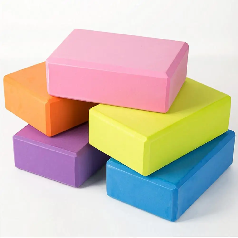 

High-density EVA Yoga Blocks Eco Friendly Colorful Foam Exercise Bricks Yoga Fitness Tool Workout Stretching Aid Body Shaping