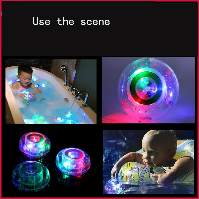 Забавная детская игрушка для ванны, красочная меняющая ванну, Забавная красочная светодиодная световая игрушка в ванной, игрушки для душа