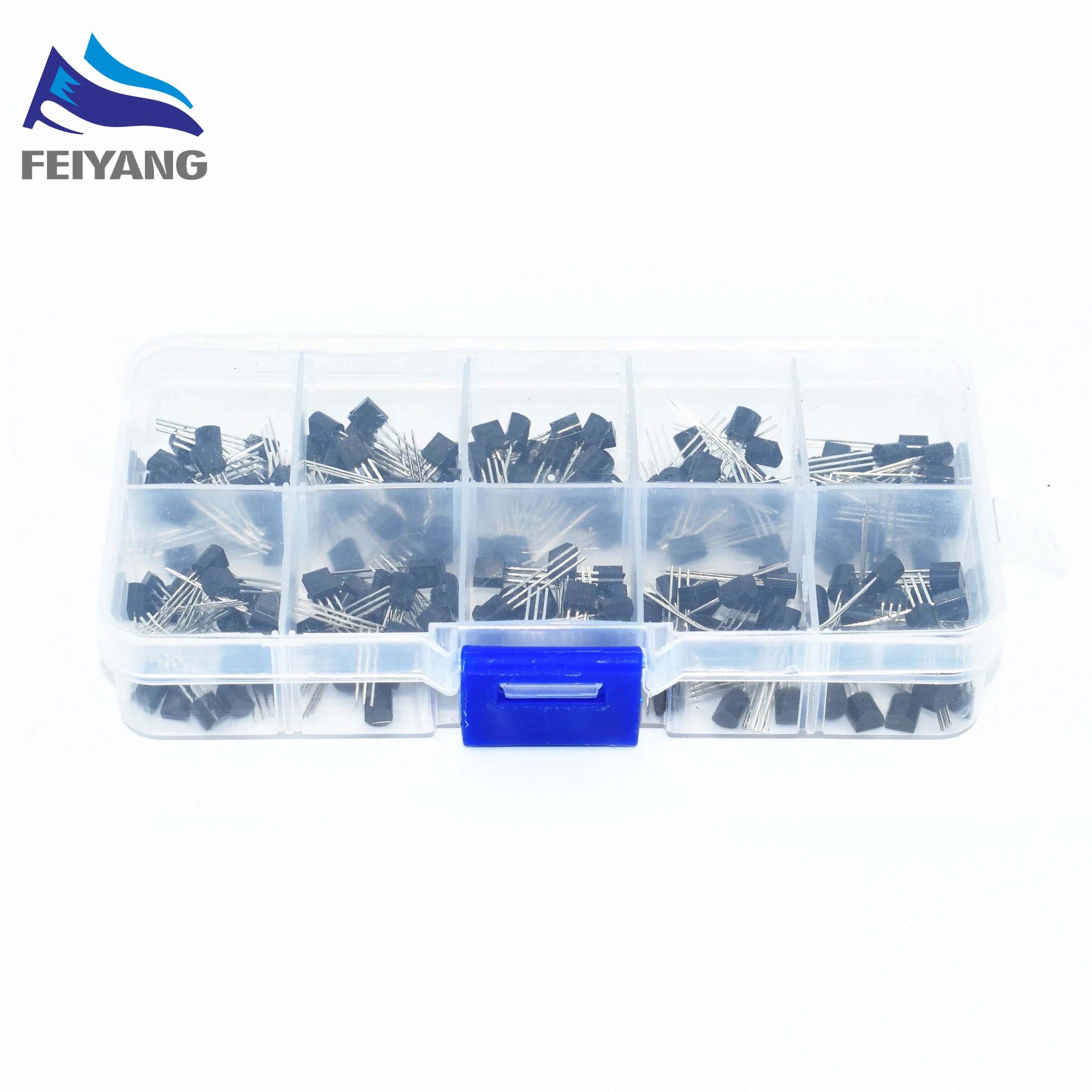 

BC337 BC327 2N2222 2N2907 2N3904 2N3906 S8050 S8550 A1015 C1815 Transistor Assortment Kit 10value 200PCS,Transistors Box Pack