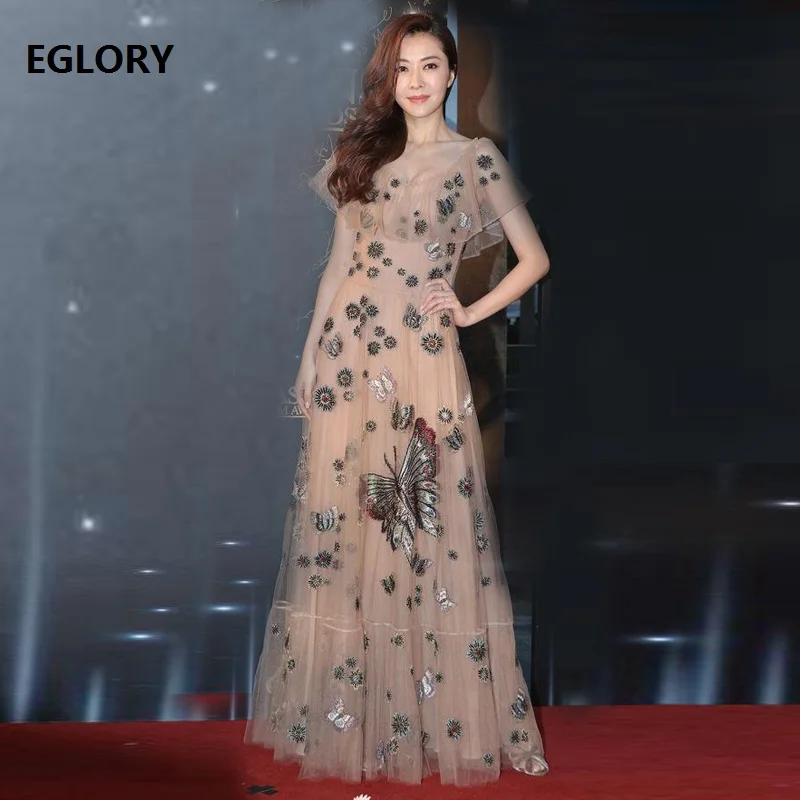 

2019 Summer Celebrity Party Embroidery Butterfly Long Dress Luxurious Women Cape Poncho Style Long Maxi Dress Vestidos Festival