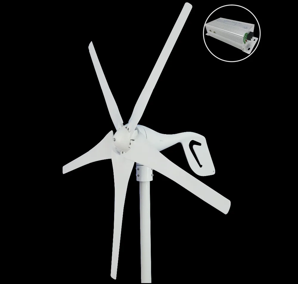 

5 Blades wind turbine generator 600w max. 12V/24V wind turbine with CE.ROHS,ISO9001 approved. Combine with wind controller.