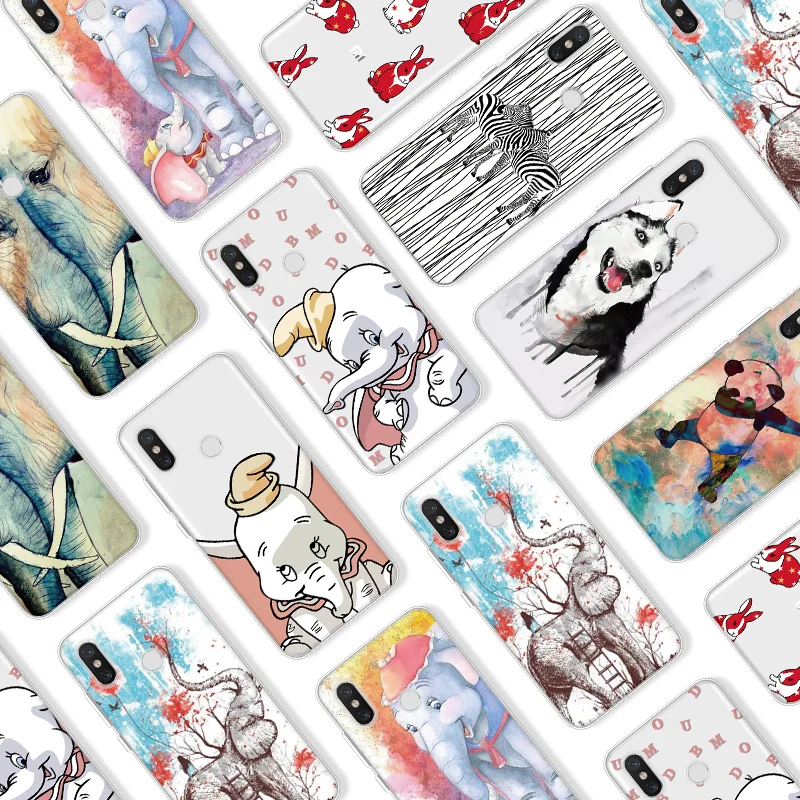 

Animal Printed Cover For Xiaomi Mi 9T Pro 8 A2 Lite A1 Mix 2 2S 3 5 5S 6 8 9 SE Explorer Play For Redmi Go 7 S2 Y3 Dog Soft Case