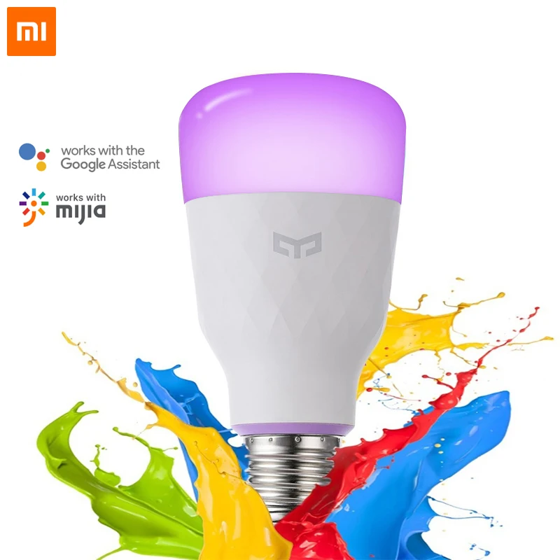 Xiaomi Yeelight Smart Светодиодный лампы E27 10 Вт 800 люмен светодиодный ночник лампа Wi Fi