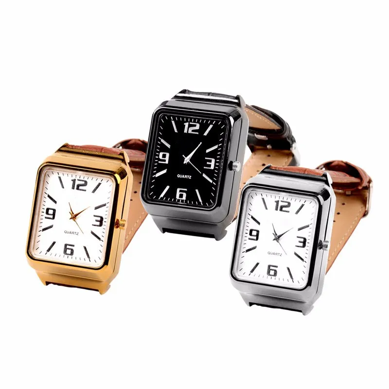 1 шт Горячая Зажигалка watche для мужчин кварцевые часы USB перезаряжаемая Зажигалка-часы Беспламенное ветрозащитное прикуриватель Мода F777