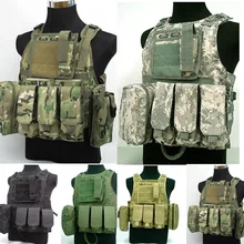 США Морской штурмовой плиты Перевозчик жилет Цифровой ACU камуфляж тактический жилет боевой жилет военный жилет