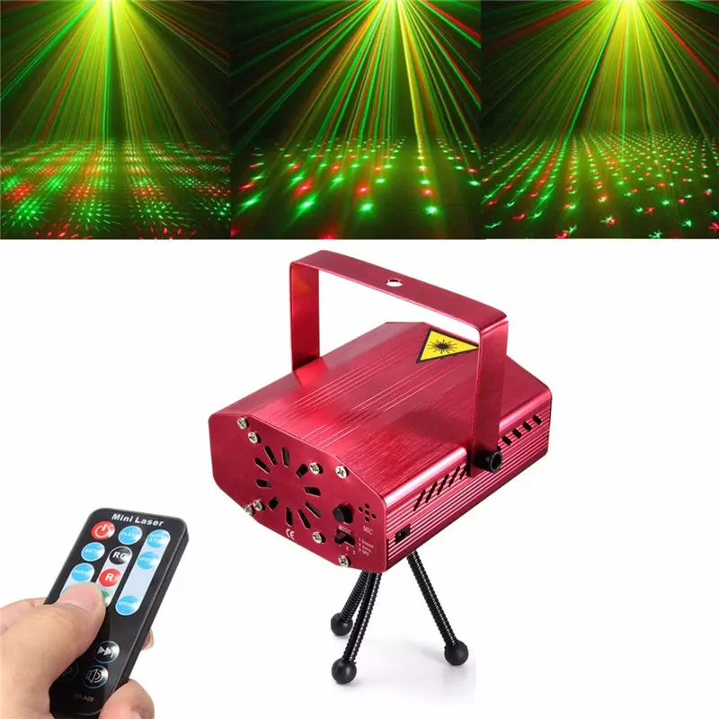 

Smuxi LED Stage Light Auto/Voice For KTV DJ Disco Party Music Laser Projector Stage Lighting Effect Christmas Decor AC110-240V