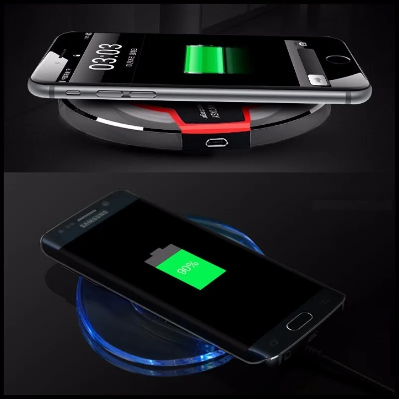 

For Samsung Galaxy S6 S7 S8 S9 Edge Plus QI Wireless Charger Phone Case Cover for Galaxy Note 5 7 8 Phone Coque Bag Accessories