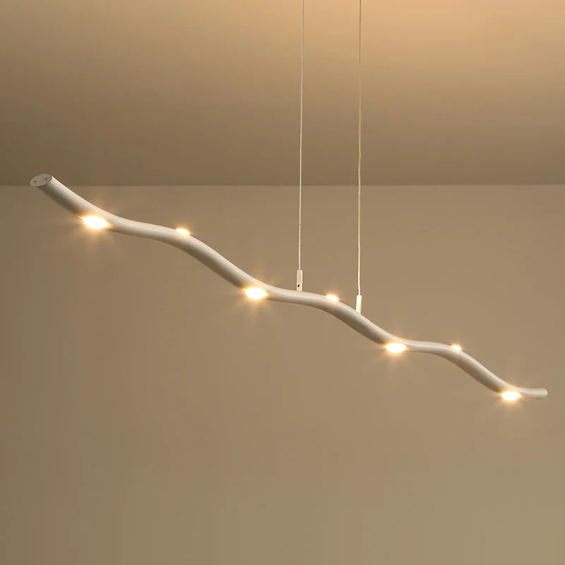 Acheter Minimalisme moderne pendentif LED lumières pour salle à manger suspendus lumières suspension lampe nordique luminaire suspension luminaires