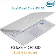 P9-17 silver 8G RAM 128G SSD Intel Celeron J3455 20 Gaming laptop notebook desktop computer with Backlit keyboard"