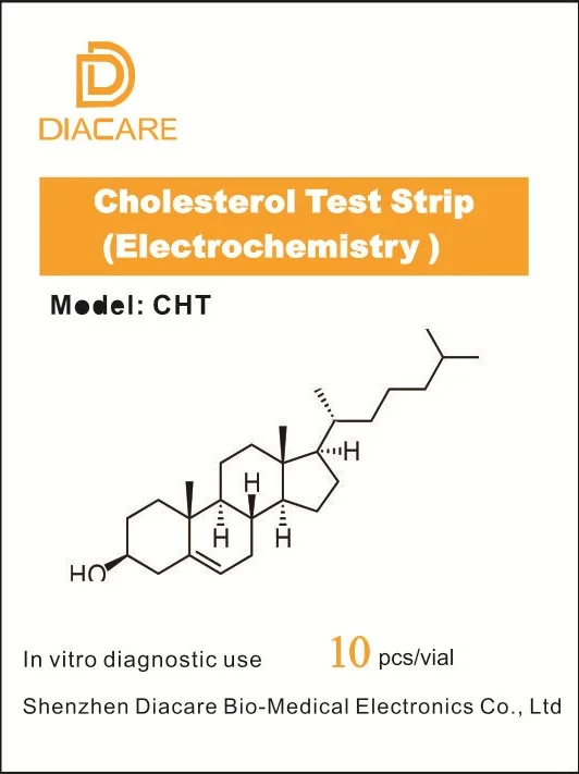 

Cholesterol Test Strip for Guc-Check Multi-monitoring System Cholesterol Uric Acid Glucose meter