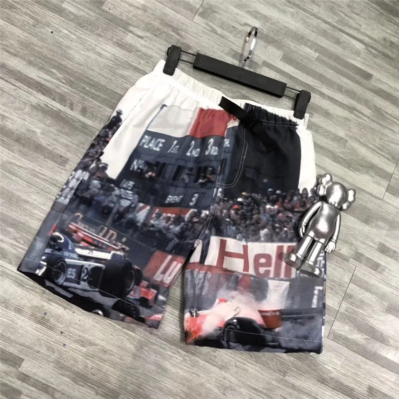 

19ss Grand Prix Belted Shorts Kanye West High Quality Shorts