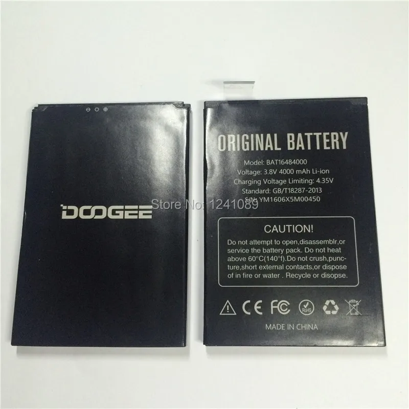 Мобильный телефон аккумулятор Для DOOGEE BAT16484000 4000 мАч длительное время работы в