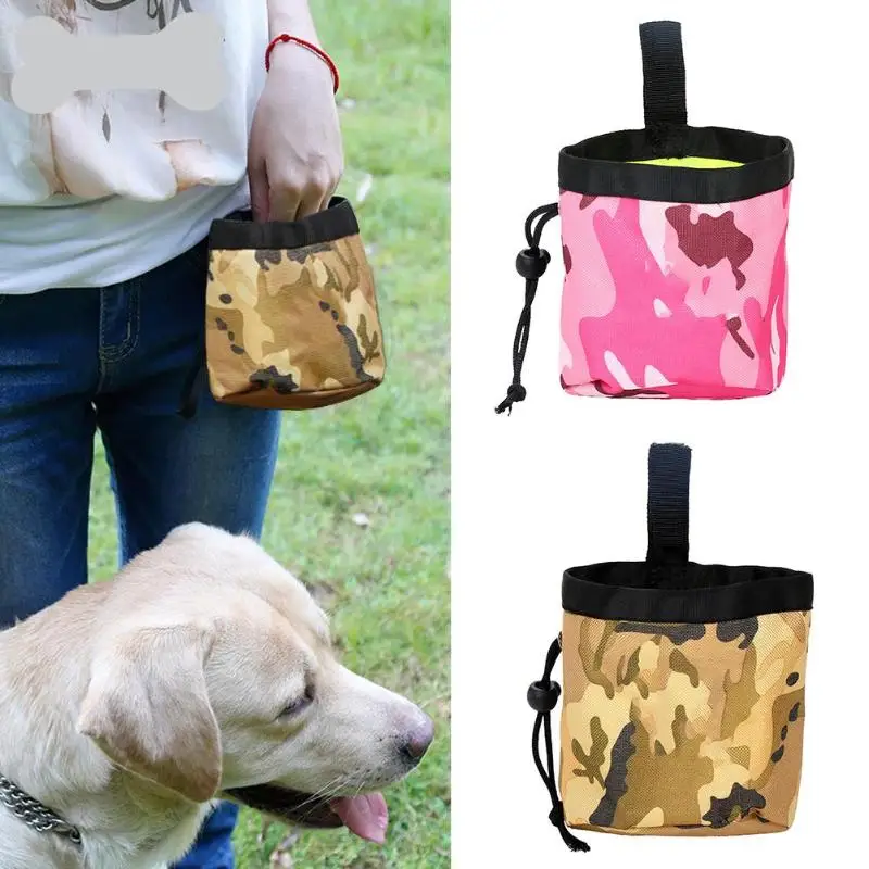 Portable Outdoor Pet Dog Treat Pouch Dog Training Treat Bags Pet Feed