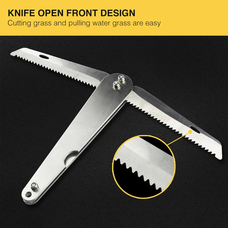 Water Razor Removal Tool Grass Cutter for Lake Pond Water Fishing _WK