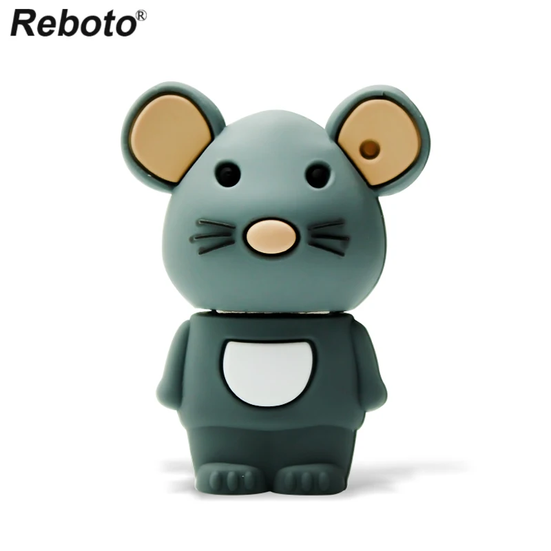 Reboto прекрасная мышь Модель USB флэш-накопитель 4 ГБ 8 ГБ 16 ГБ USB 2,0 U член мини-карта памяти 32 Гб 64 Гб флешка