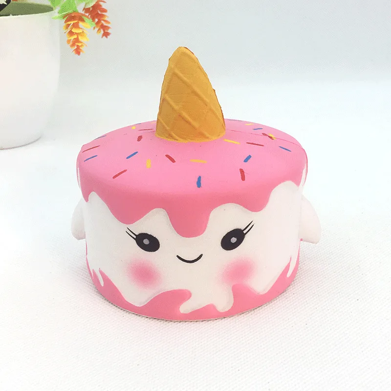 

Kawaii Squish Slow Rising Unicorn Cake Soft Colorful Squishy Animal Big Squeeze Fun Antistress Toyd for Children Kids Xmas Gifts