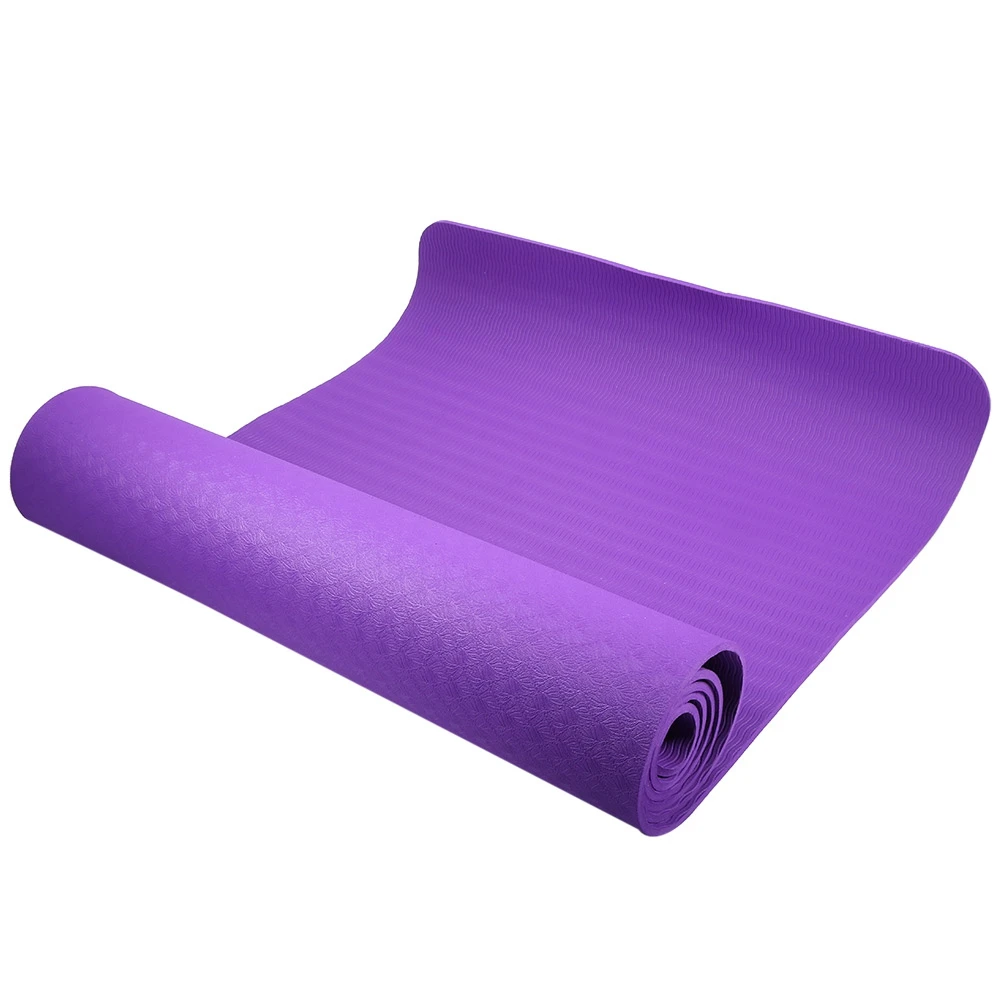 183 x 61 x 0.6CM 2 Different Pattern Sides TPE Yoga Mat Body Building