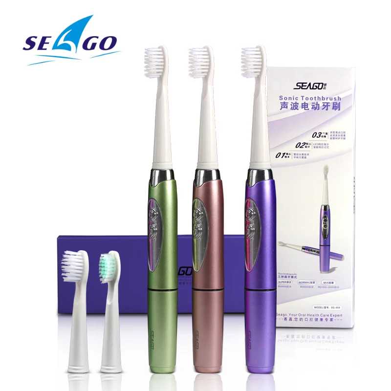 SEAGO Original Electric Toothbrush Electronic Sonic Toothbrushes Adult