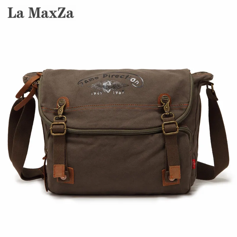 

La Maxza New canvas bag men's shoulder bag Messenger bag