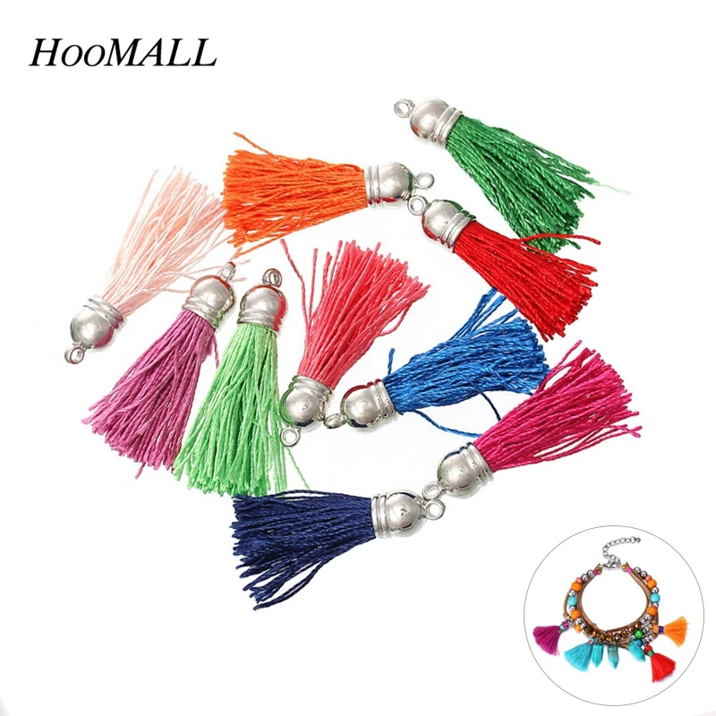Hoomall Silk Tassels Fringe For Jewelry DIY Earrings Making Home