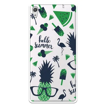 

Hello Summer Blue WP007 costume drawing stand case for Sony Xperia XA Ultra