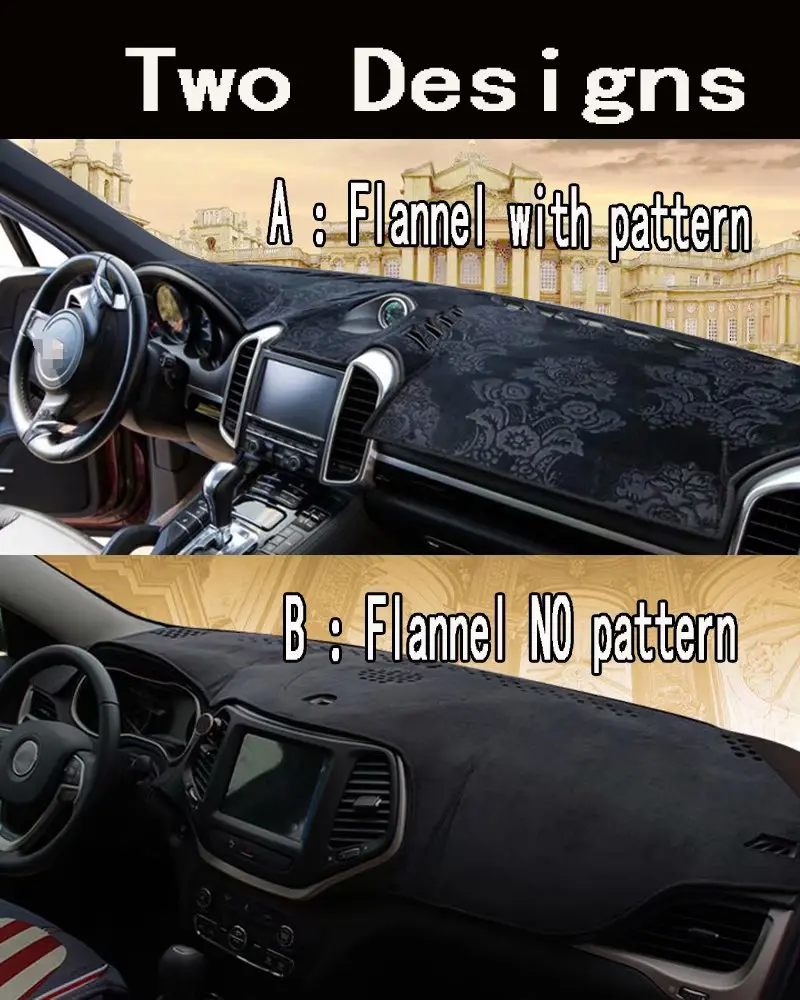 Для Maruti Suzuki SX4 S-Cross 2013 фланель Dashmats приборной панели крышки тире Pad коврик в машину аксессуары