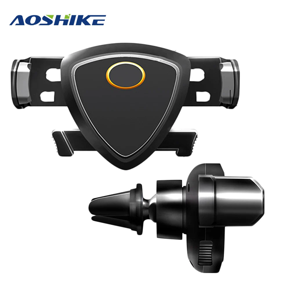 

AOSHIKE Universal Car Mobile Phone Holder Gravity Bracket Car Air Outlet Automotive Navigation Emoticon Outlet Multi-function
