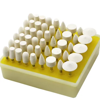 

50 pieces/lot 3mm Shank Wool Grinding Polishing Head Wool Polishing Wheel