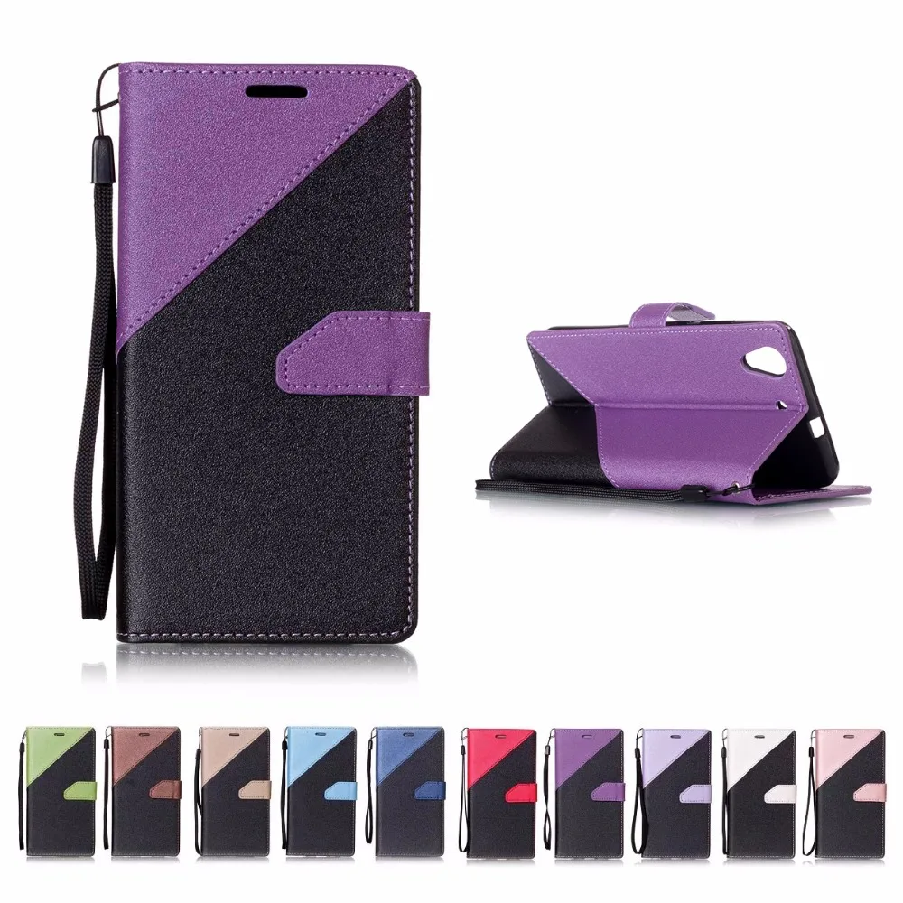 

Dual Color Phone Case For Huawei Y3II Y3-2 Y5II Y5 II Y6 II Y6-2 PU Leather Flip Case Back Cover for Huawei Y6II Y5II Y3II