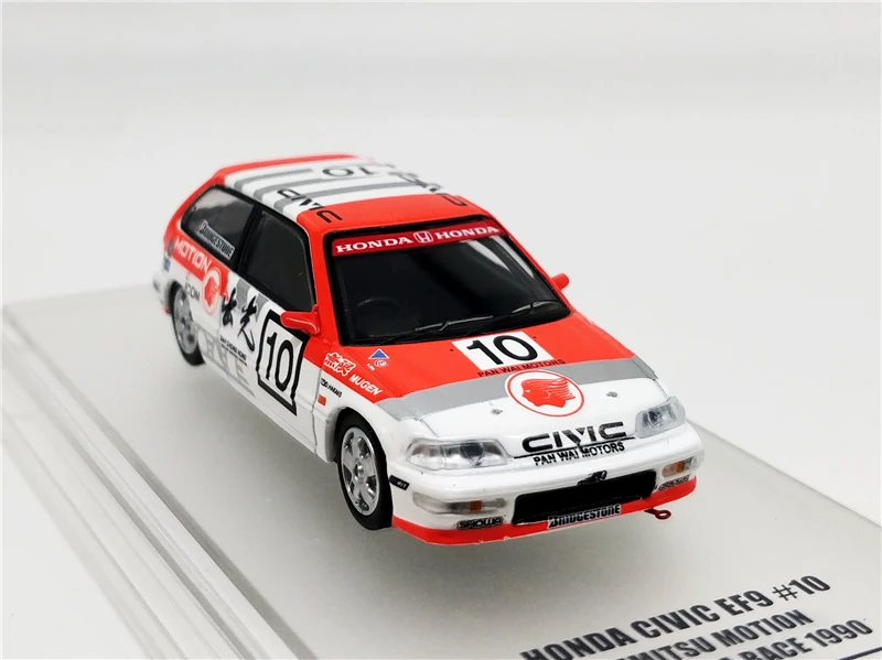 INNO64 1: 64 Honda Civic EG9 Gr.#10 IDEMITSU Макао 1990 гонки литья под давлением модель автомобиля