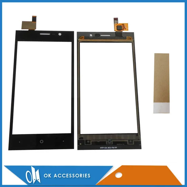 High Quality Black Color For DEXP Ixion M245 Touch Screen Digitizer Glass Panel With Adhesive Tape 1PC/Lot | Мобильные телефоны и