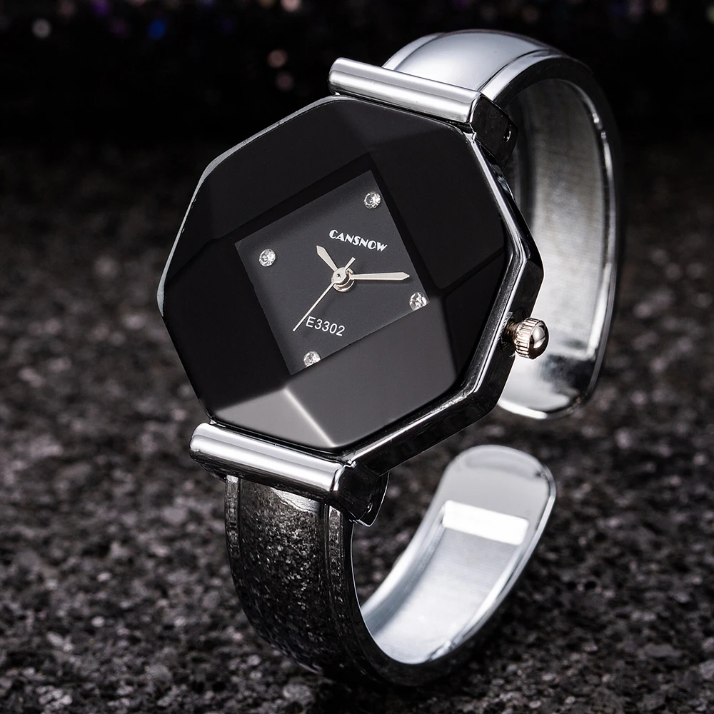 Женские часы новые модные женские наручные часы из нержавеющей стали ремешок для часов Горячие кварцевые часы Moda Mujer