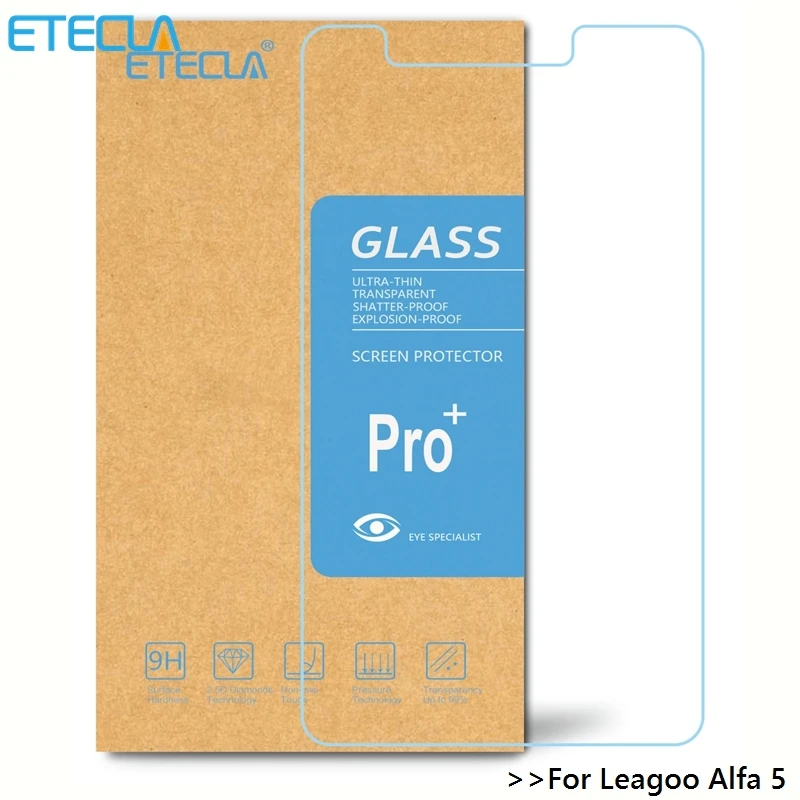 3 шт. Leagoo Alfa 5 закаленное Стекло на Alfa5 Экран Protector 0 26 мм 9 h HD | Мобильные телефоны и