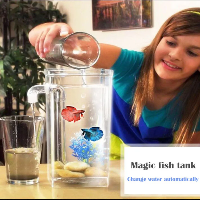 Creative Lazy Small Ecological Aquarium Fish Tank Automatic Change