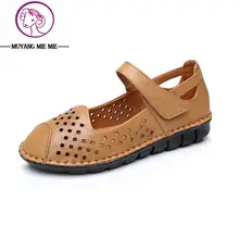 MUYANG MIE MIE Women Sandals Plus Size (34-43) Summer Genuine Leather Women’s Shoes 2017 Casual Platform Sandals Women’s Sandals
