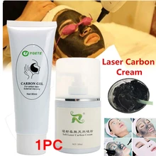 80 мл карбоновый крем-гель для массажа лица отбеливающий лазерный крем омоложение лечение активный карбоновый гель для наружного использования уход за кожей