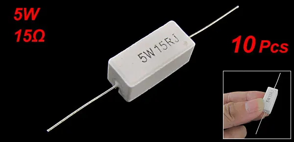 2 PCs 3R6 3,6R 5/% 10W High Load Resistor Wire Resistance Cement Axial #BP