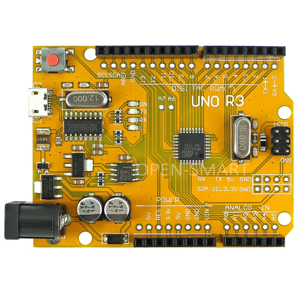 MicroUSB UNO R3 доска ATmega328P Совет по развитию Совместимо с Arduino UNO R3