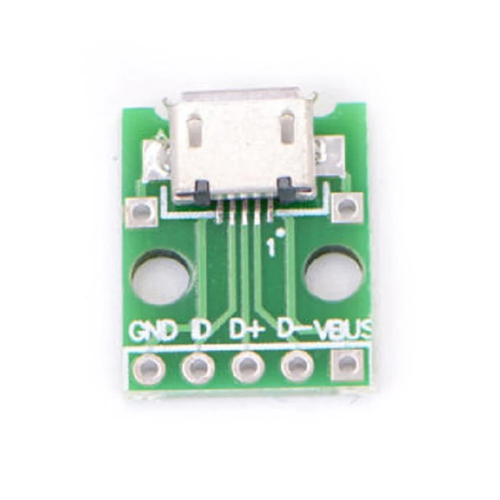 5 шт./лот B Тип PCB конвертер мини USB DIP адаптер 5pin гнездовой разъем лучшая