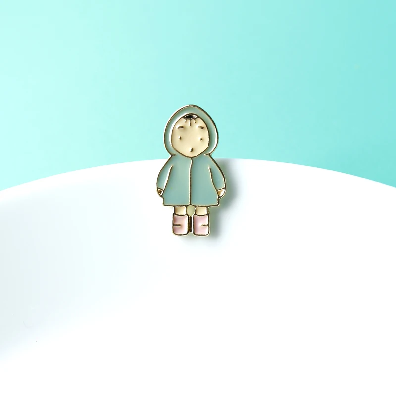 Nengdou металлические значки Тоторо ювелирные изделия Симпатичные значки Kawaii мультфильм мой сосед Броши Тоторо украшение для джинсовой сумки для одежды